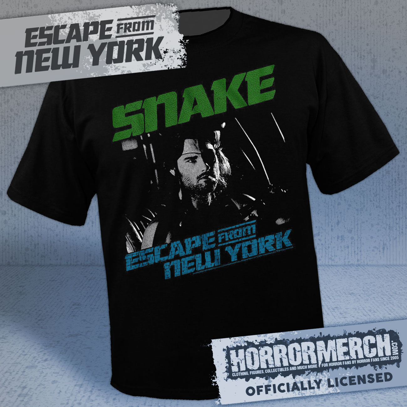 Escape From New York - Snake (Duotone) Mens Shirt