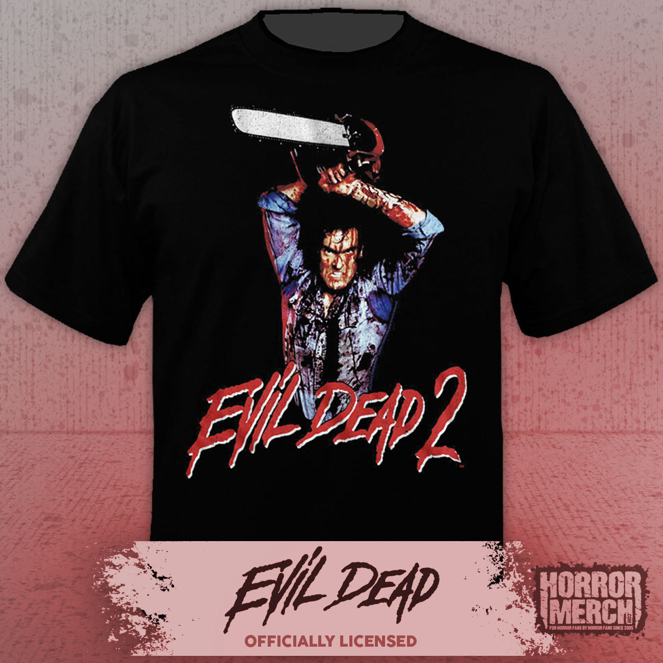 Evil Dead - Chainsaw Mens Shirt