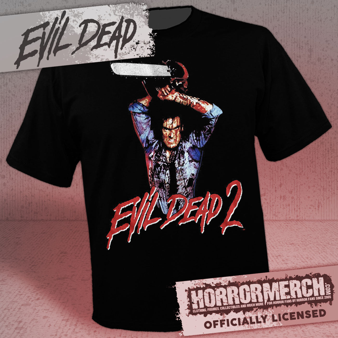 Evil Dead - Chainsaw Mens Shirt