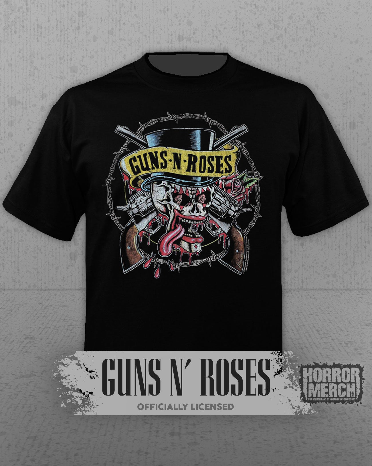 Guns N Roses - Illusions Inlay Mens Shirt