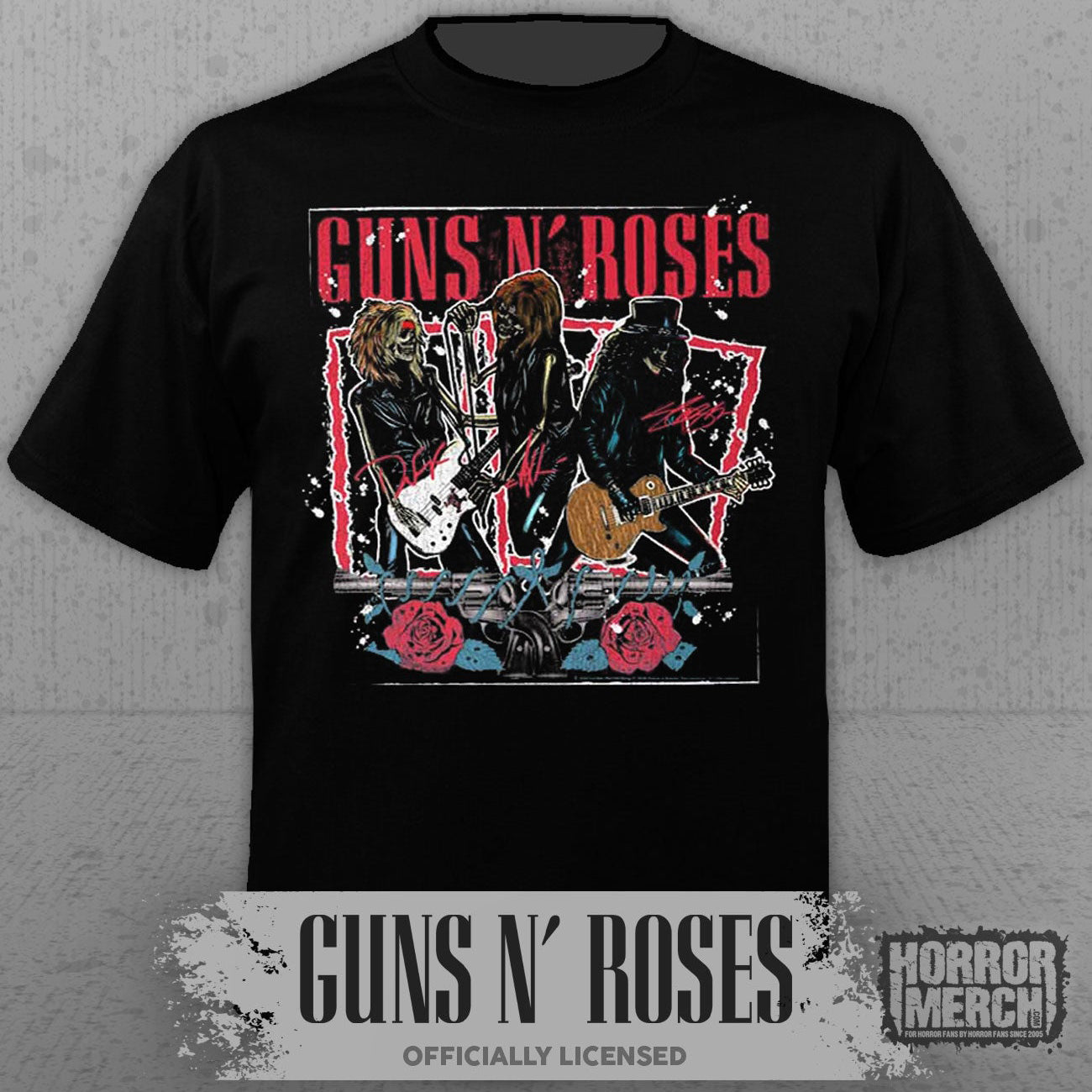 Guns N Roses - Trio Live Mens Shirt