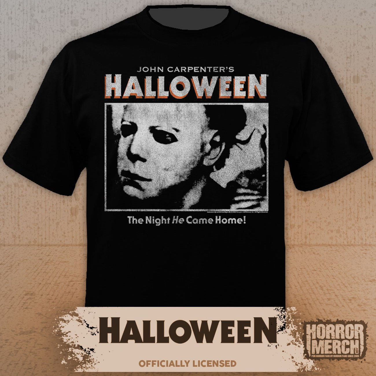 Halloween - Closeup (BW) Mens Shirt