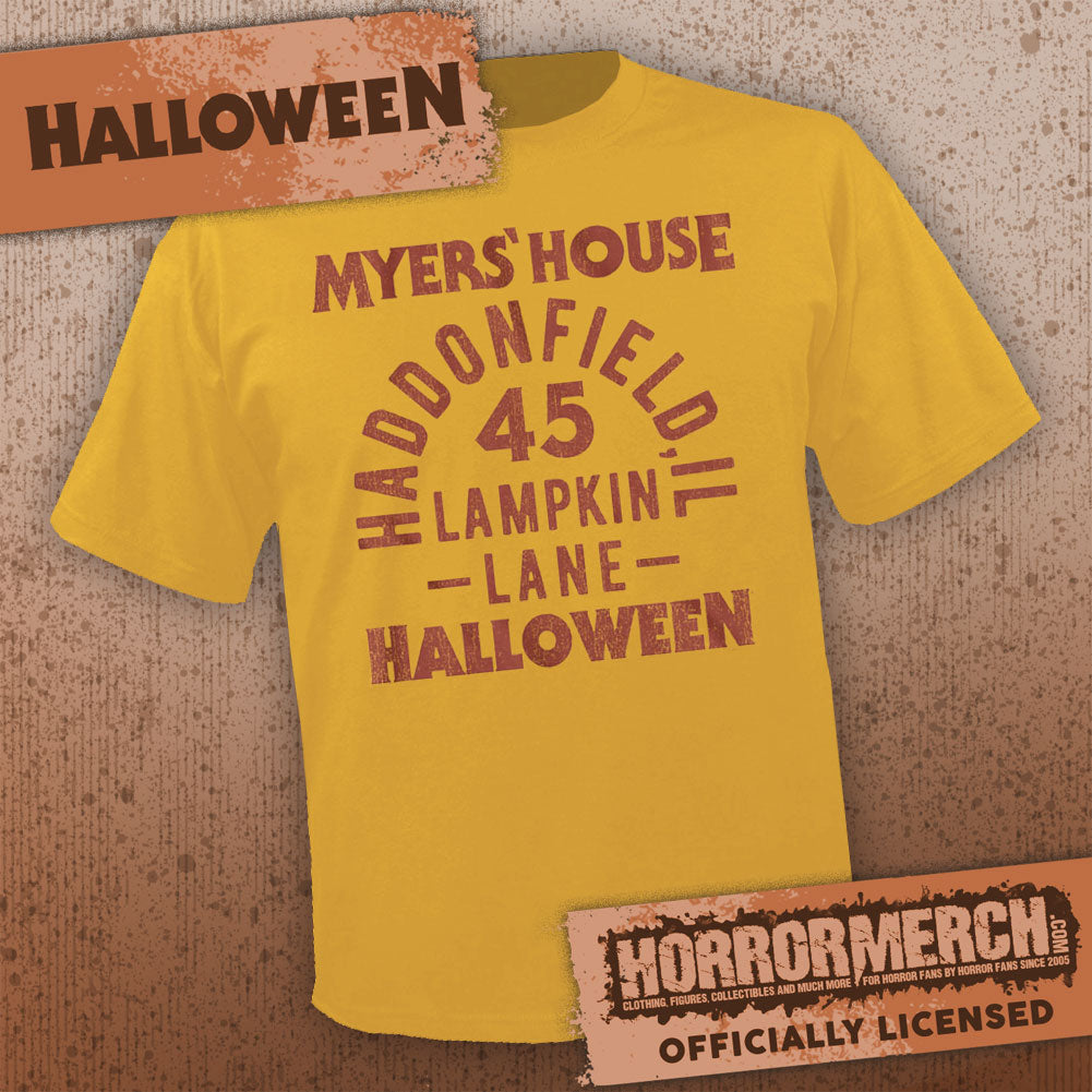 Halloween - Lampkin Lane (Gold) Mens Shirt