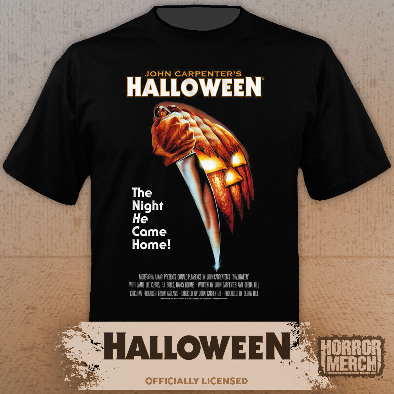 Halloween - Poster (Credits) Mens Shirt