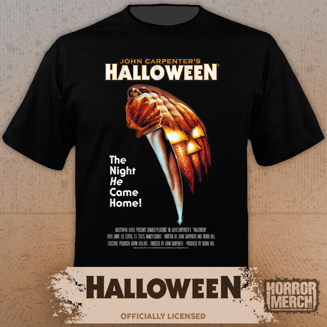Halloween - Poster (Credits) Mens Shirt