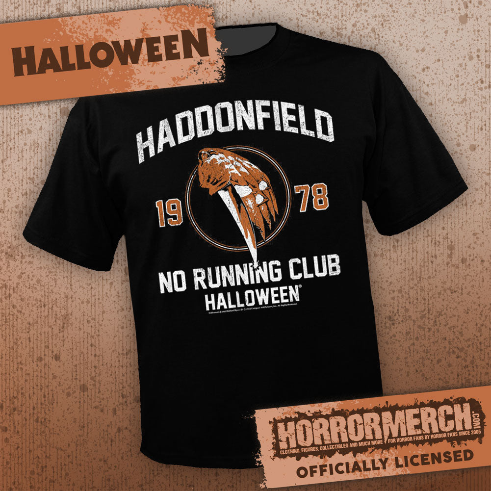 Halloween - Haddonfield No Running Club Mens Shirt