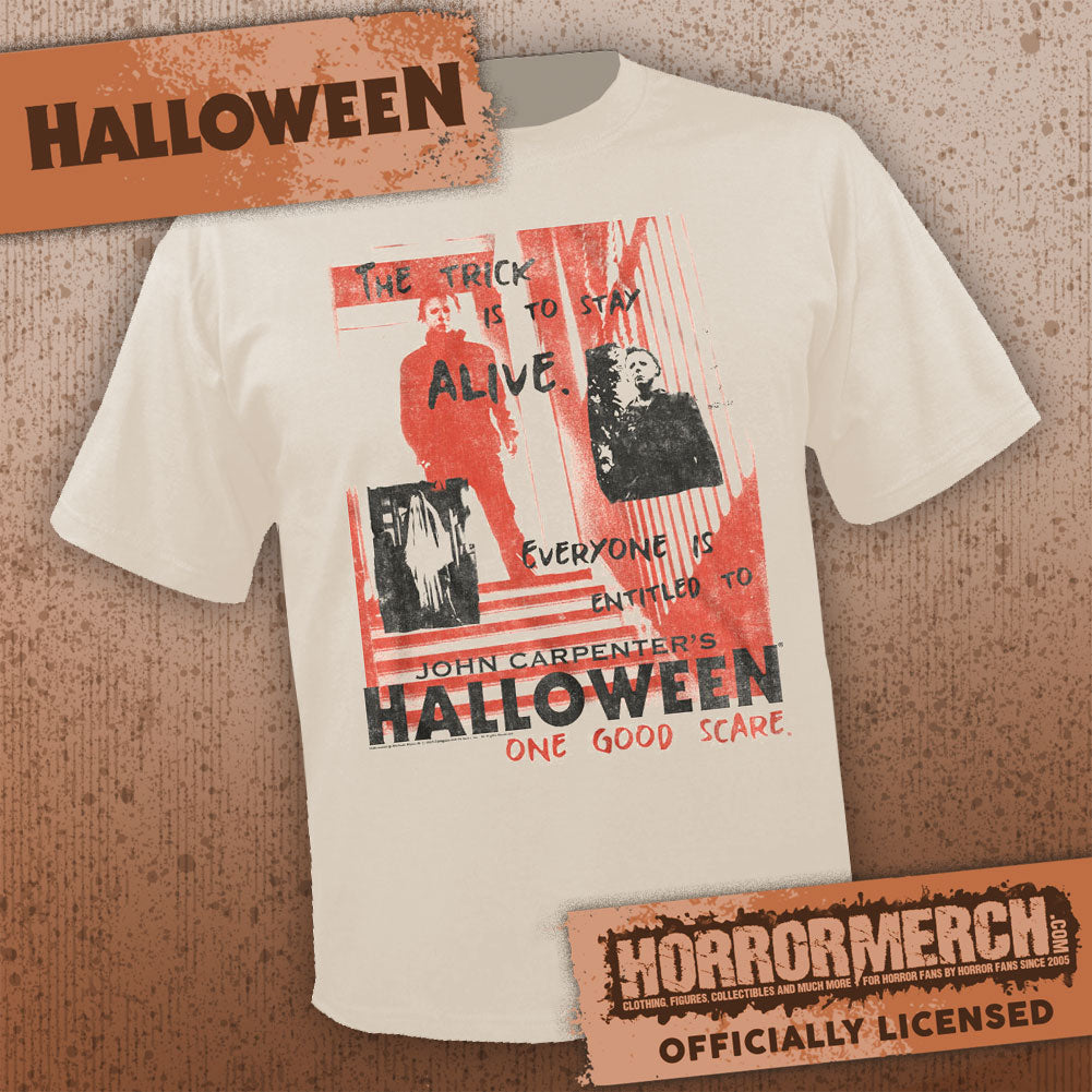 Halloween - One Good Scare (Cream) Mens Shirt