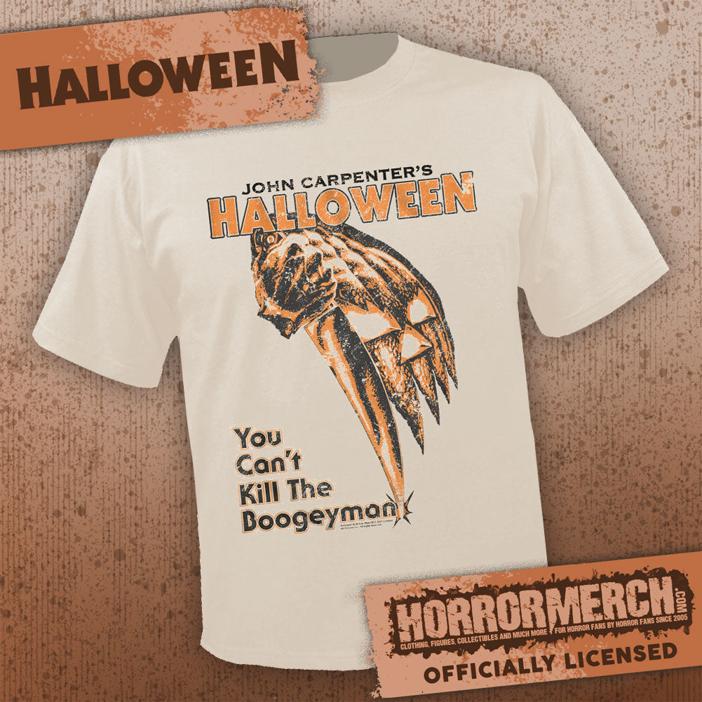 Halloween - Poster (Cream) Mens Shirt