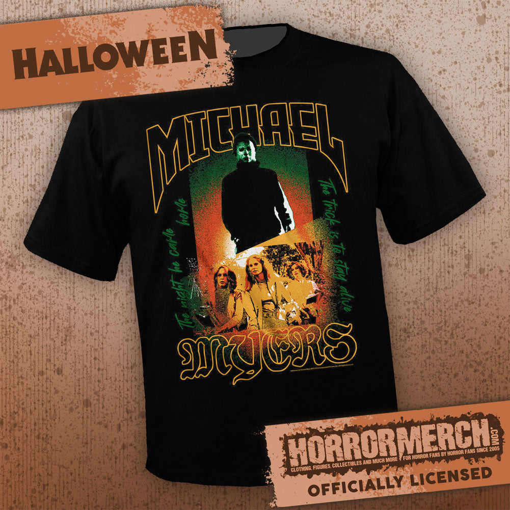 Halloween - Trick (Green-Orange) Mens Shirt