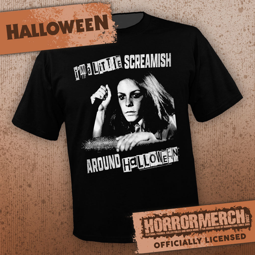Halloween - Im A Little Scereamish Mens Shirt