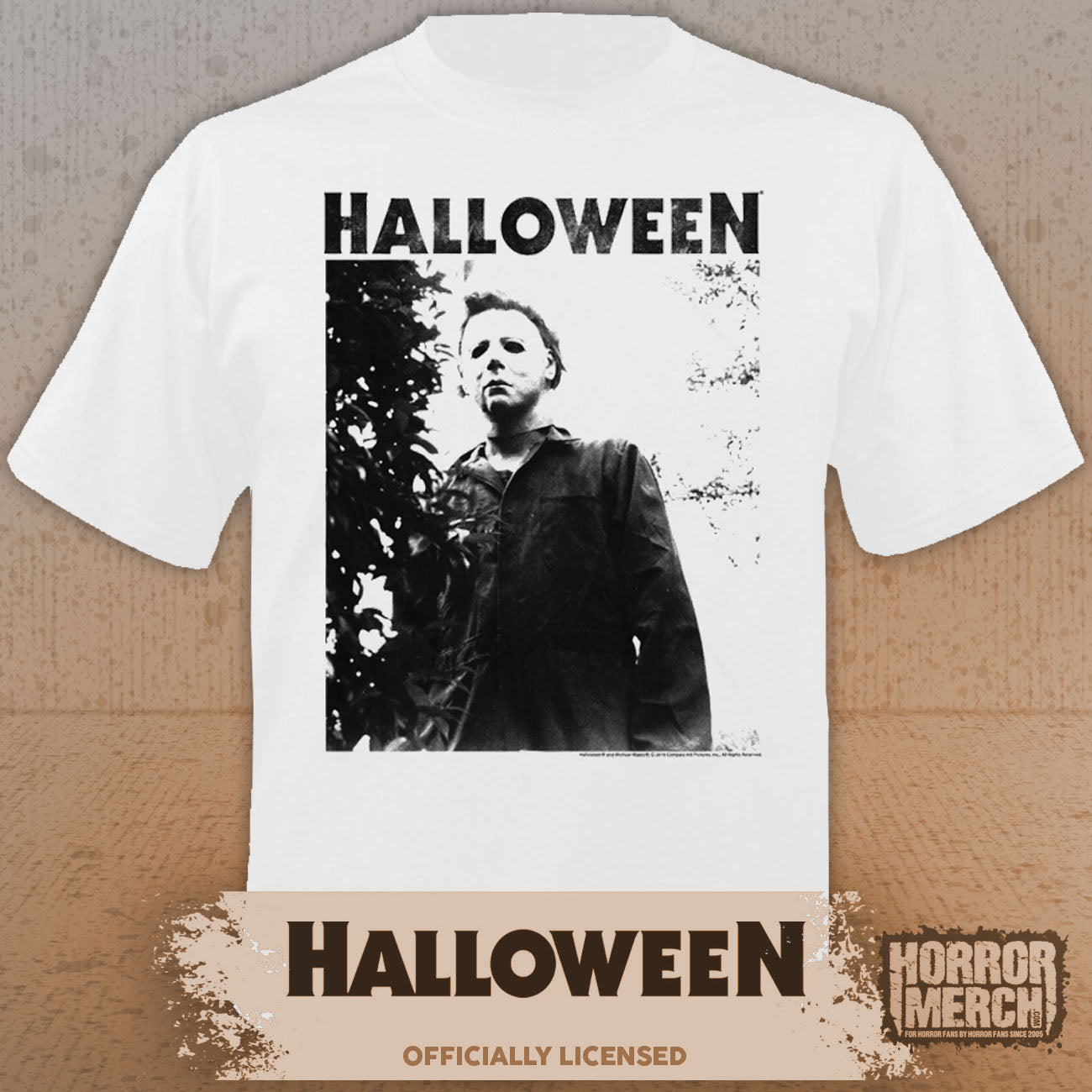 Halloween - Standing Mens Shirt (White)