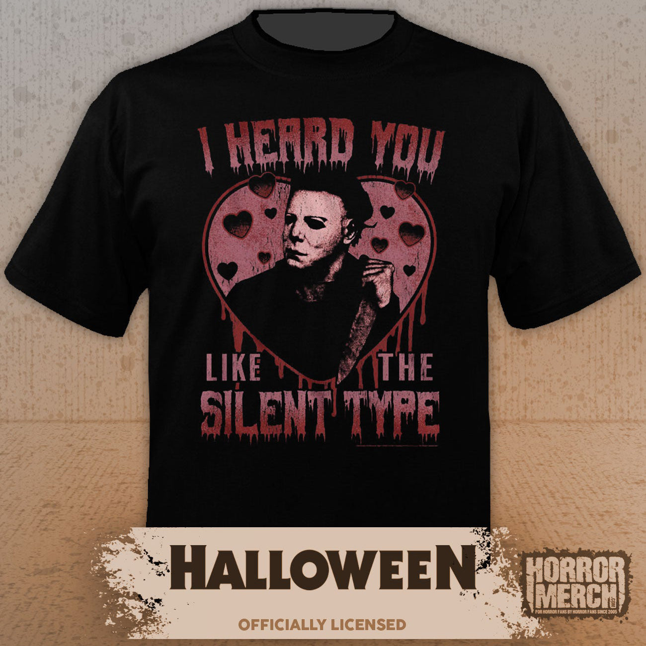 Halloween - Silent Type Mens Shirt