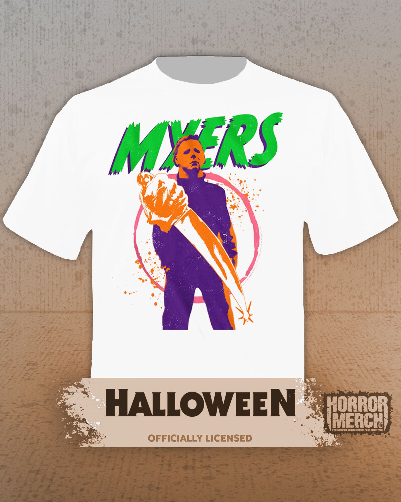 Halloween - Neon Mens Shirt (White)