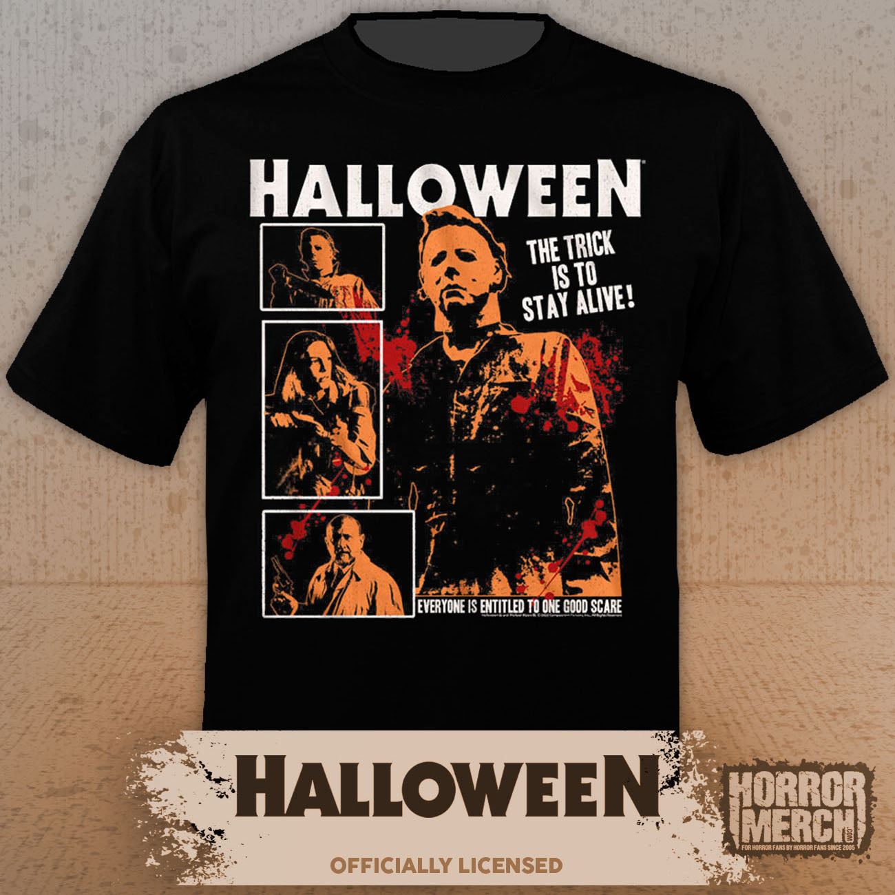 Halloween - One Good Scare (Neon) Mens Shirt