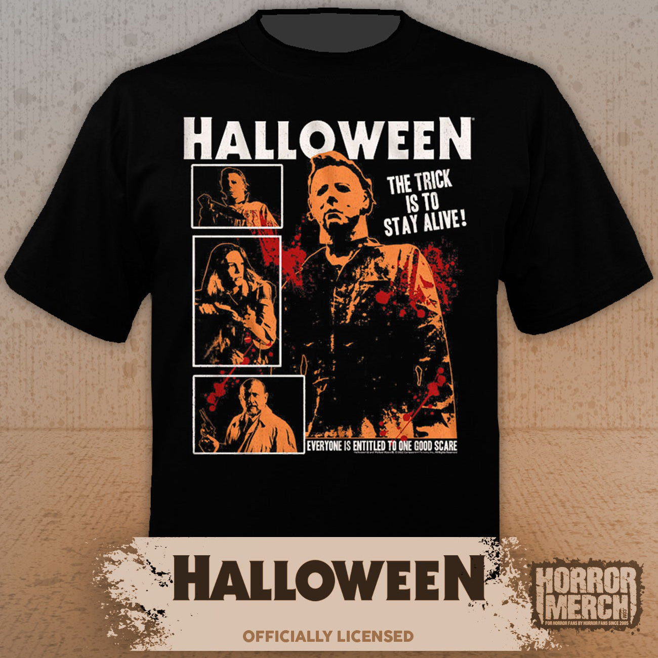 Halloween - One Good Scare (Neon) Mens Shirt