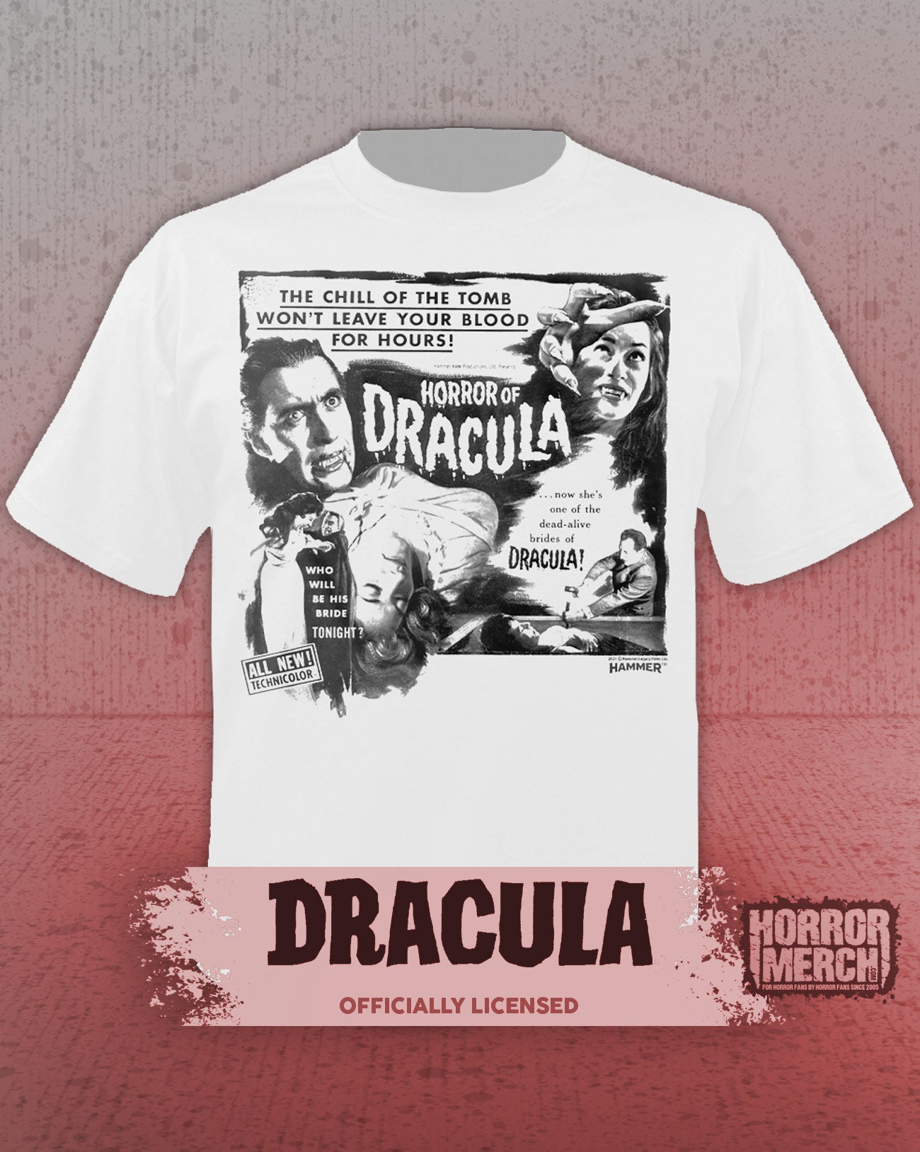 Dracula - Horrors Of Dracula Mens Shirt (White)