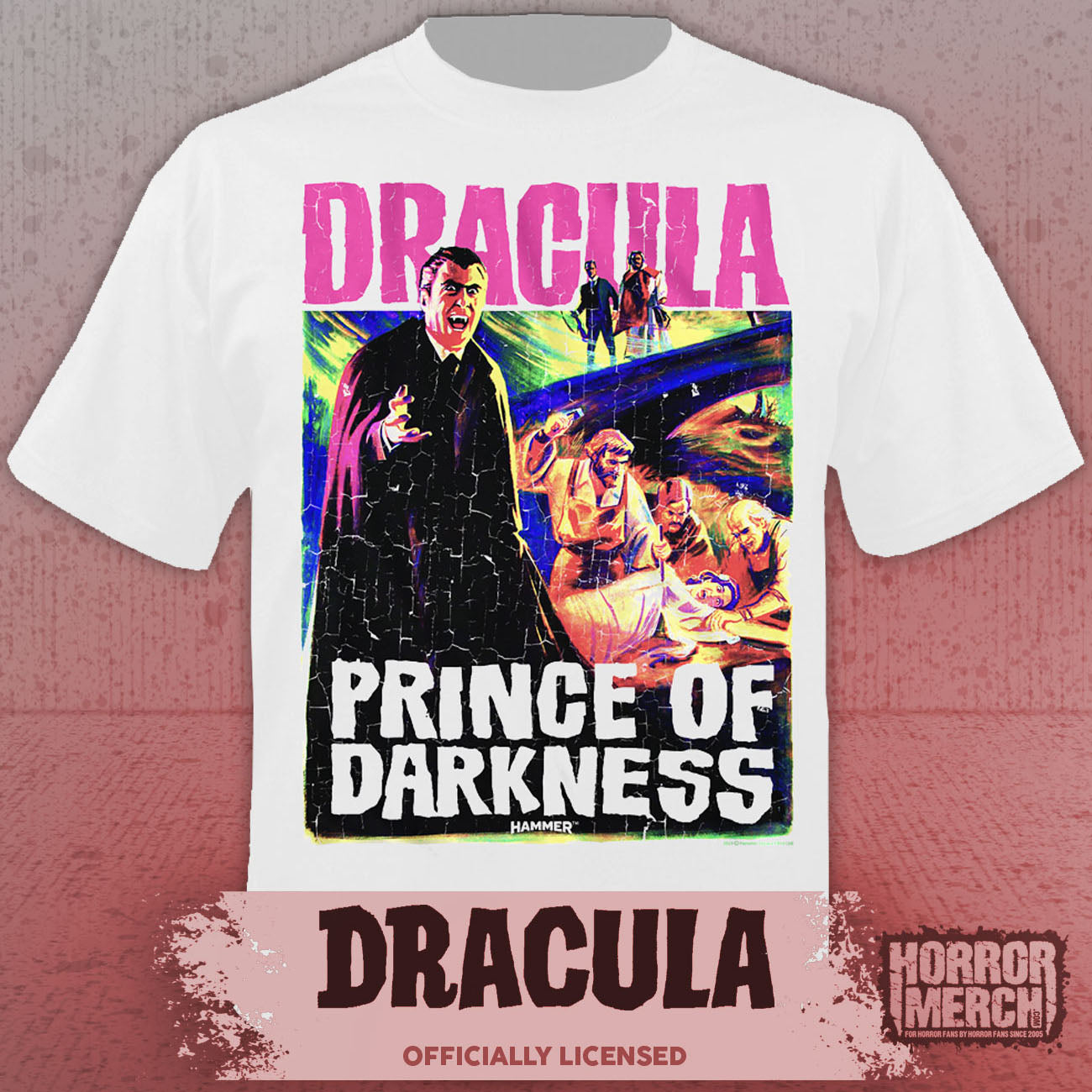 Dracula - Prince Of Darkness Mens Shirt (White)