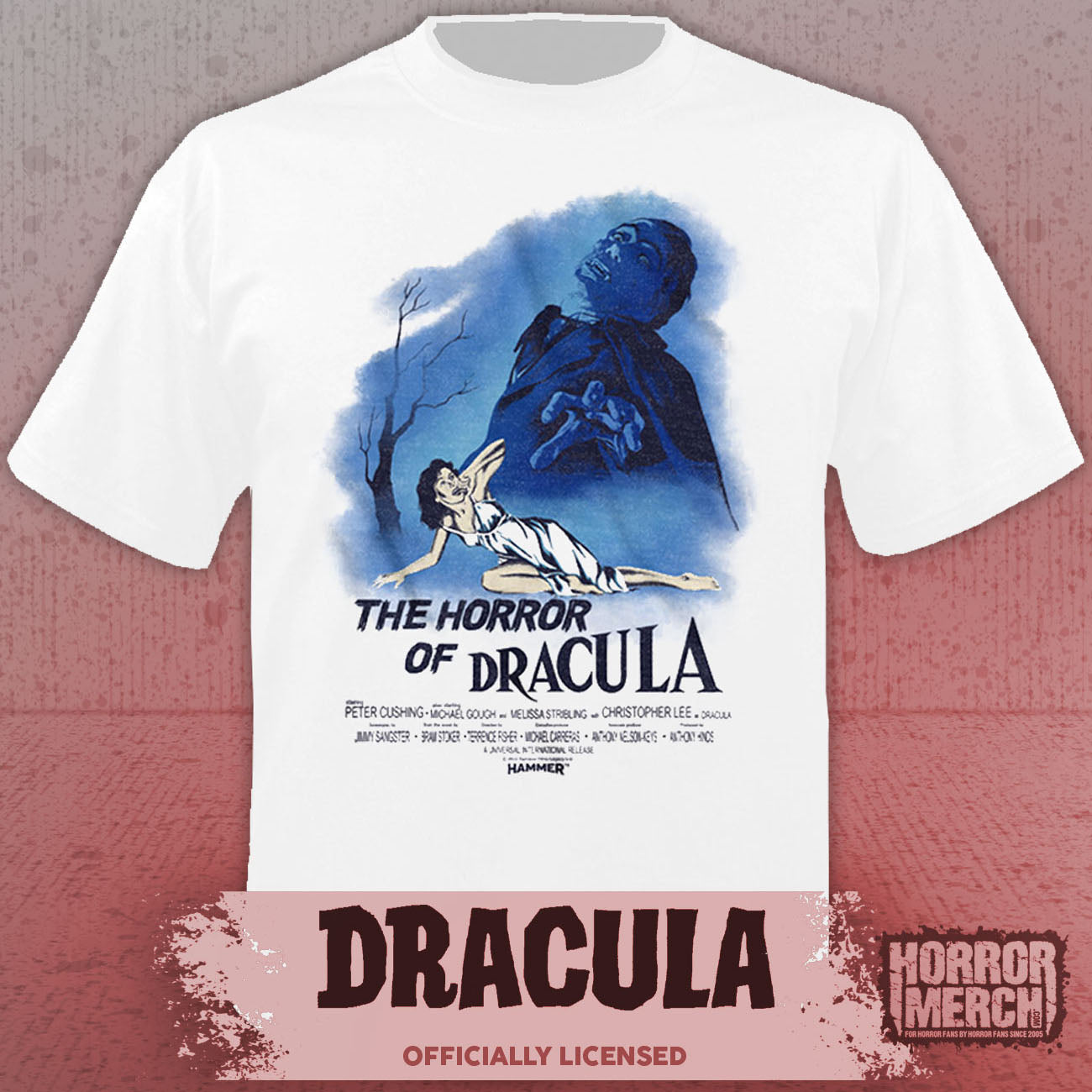 Dracula - Horror Of Dracula Mens Shirt (White)