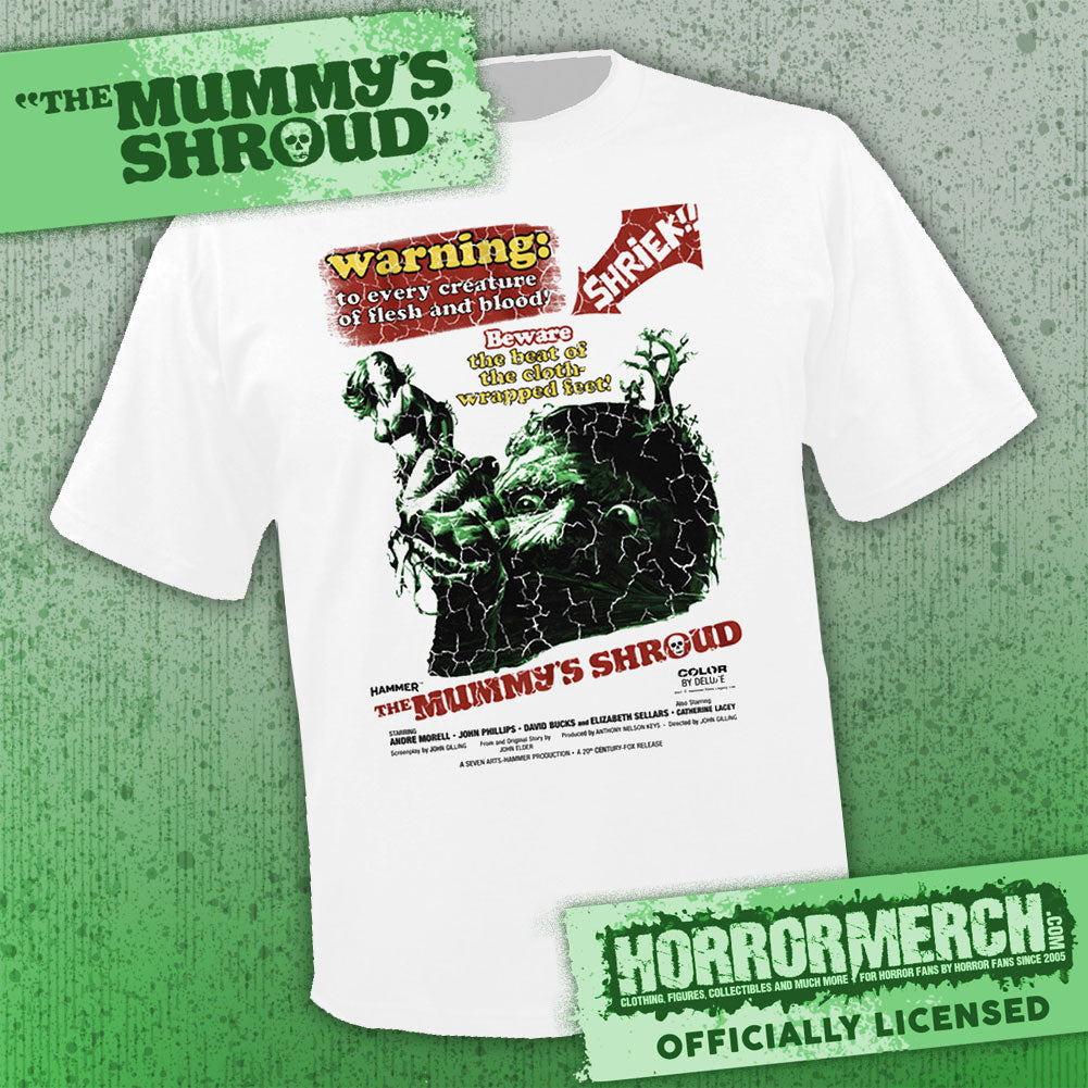 Mummys Shroud - Poster (White) Mens Shirt