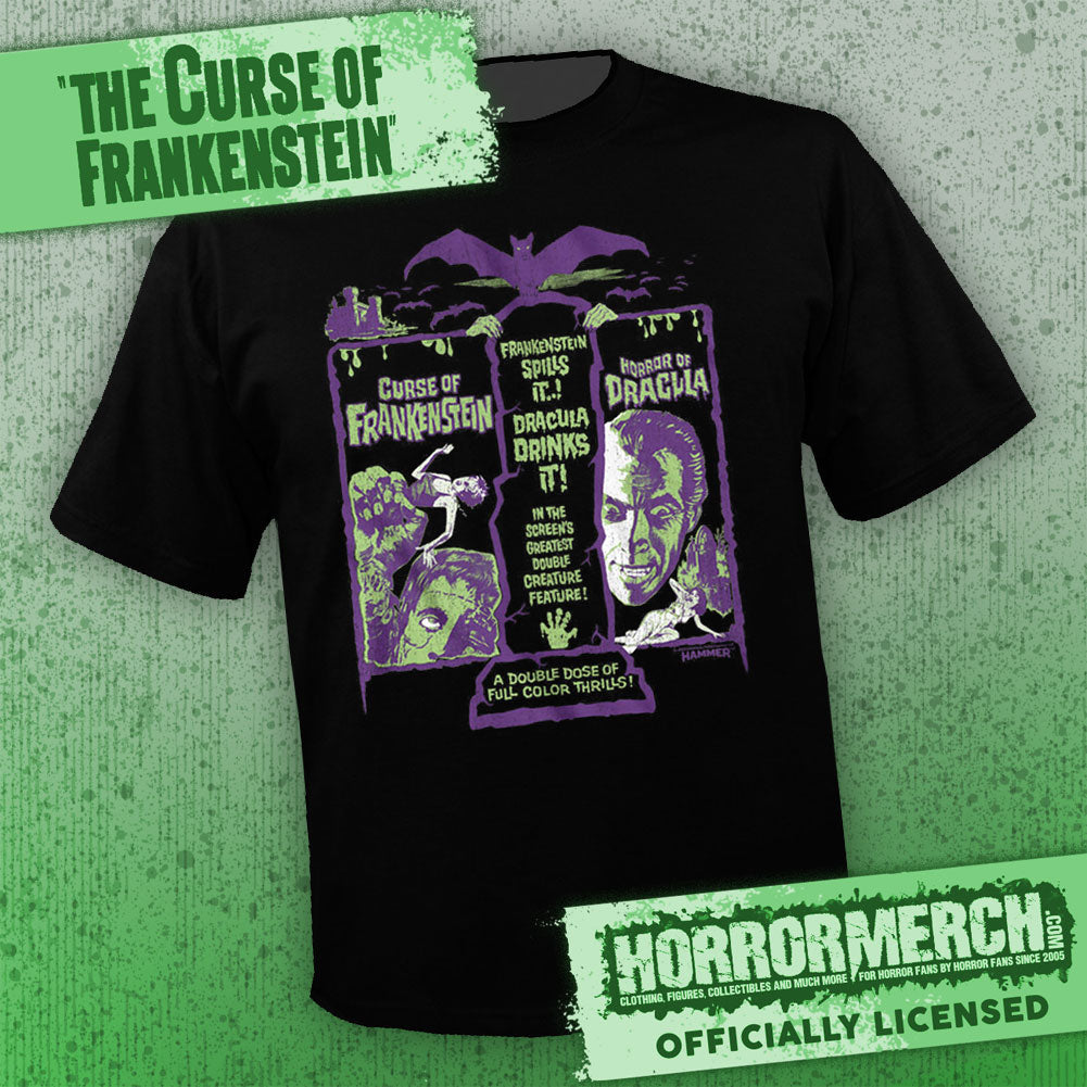 Curse Of Frankenstein - Poster Mens Shirt