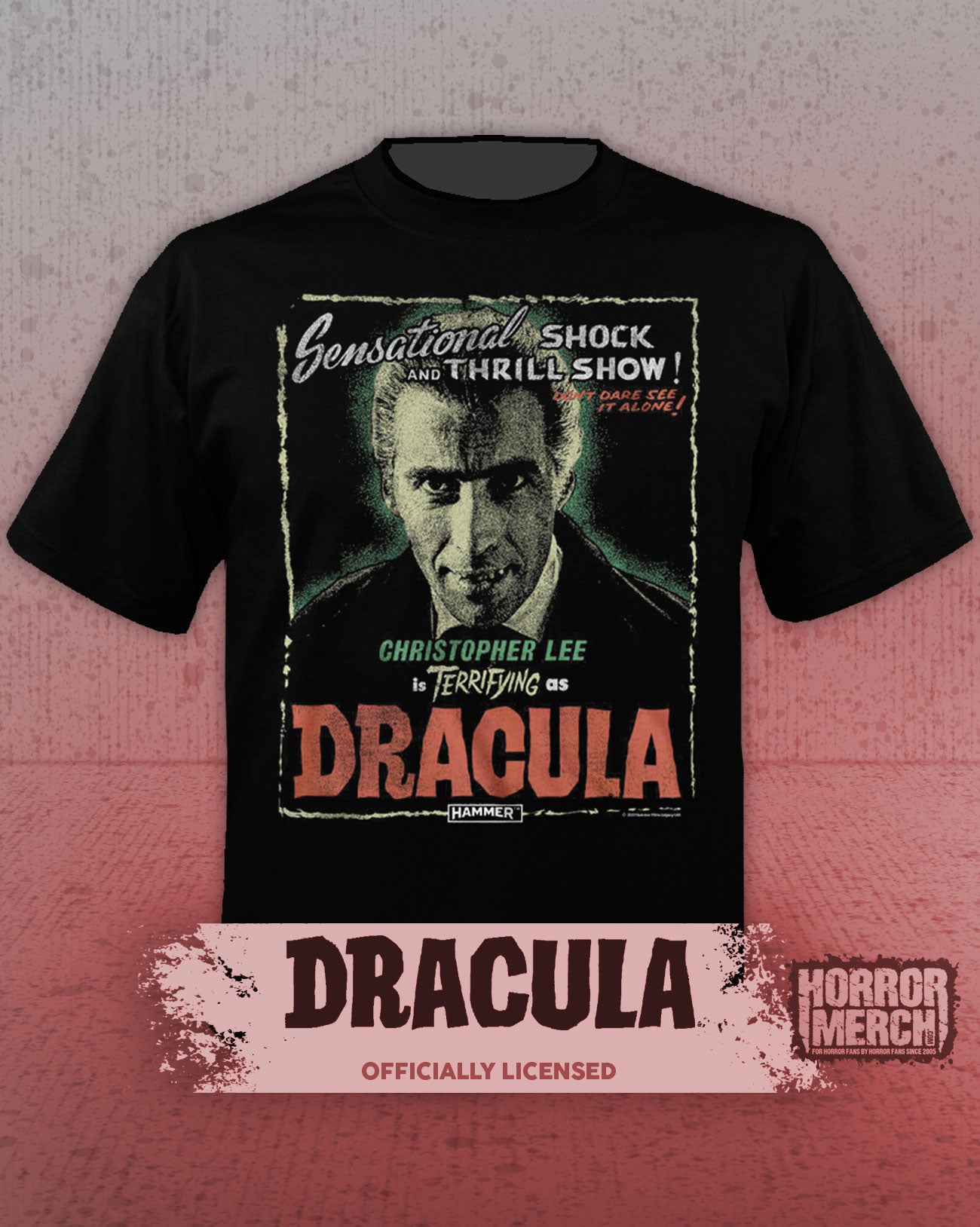 Dracula - Sensational Shock Mens Shirt
