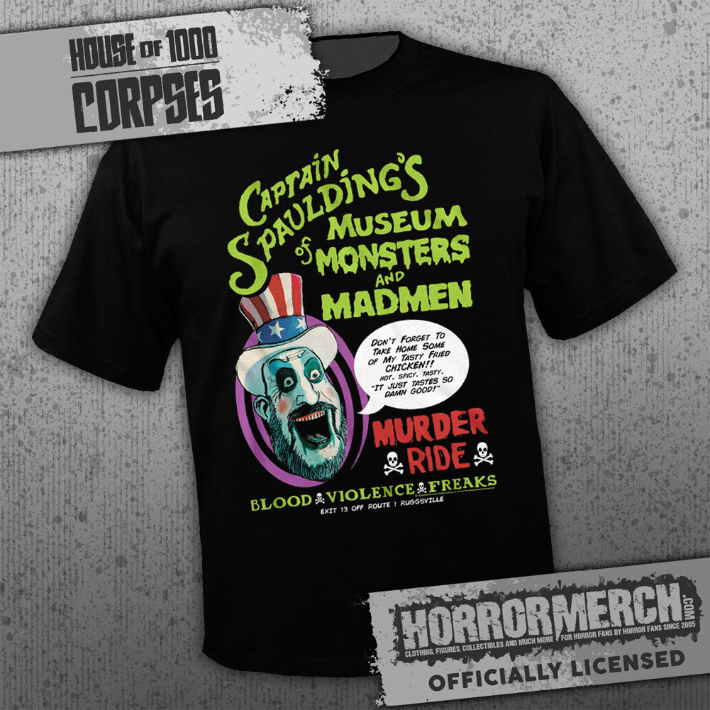 House Of 1000 Corpses - Spauldings Murder Ride Mens Shirt