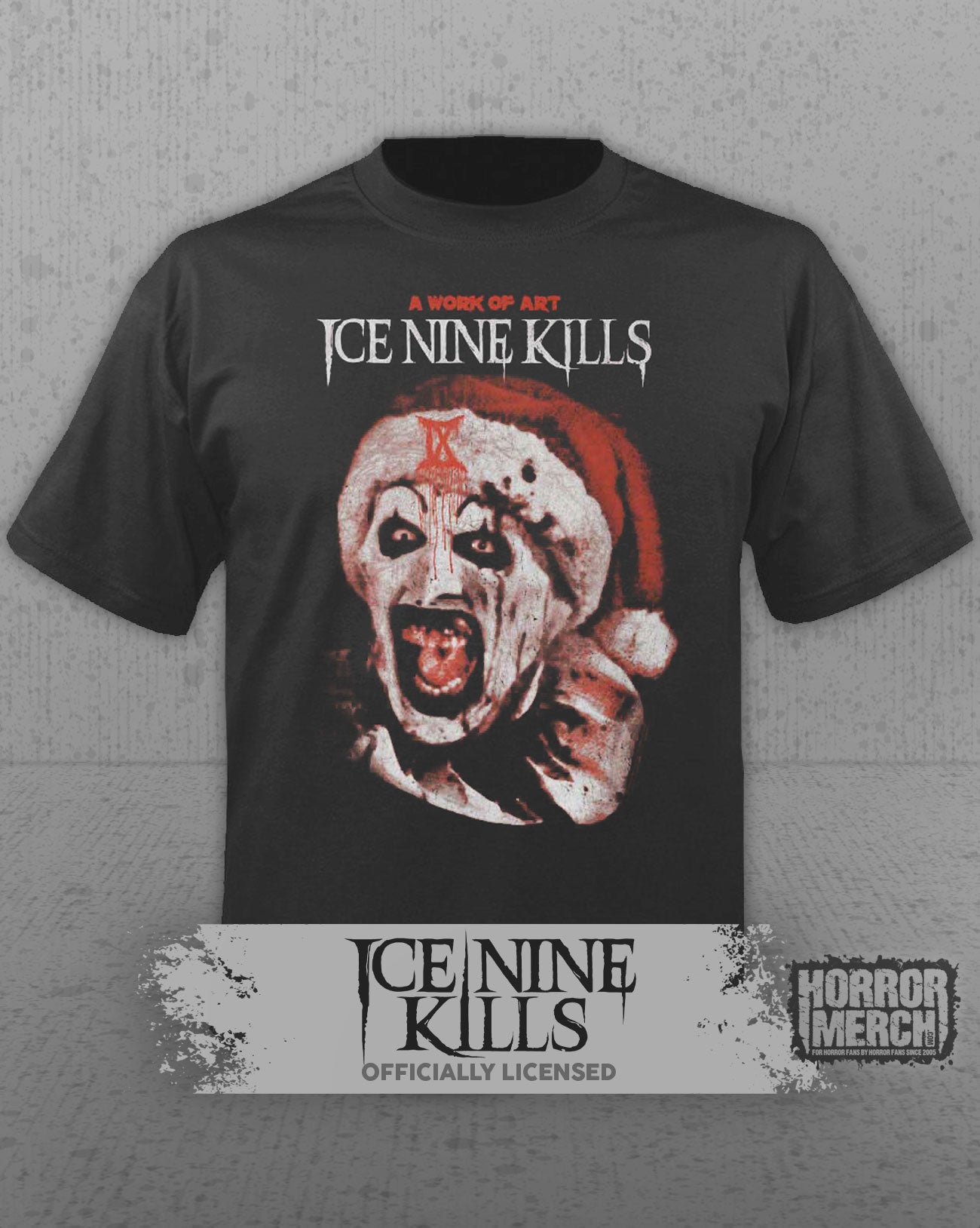 Ice Nine Kills - Terrifier - Rage Mens Shirt (Gray)