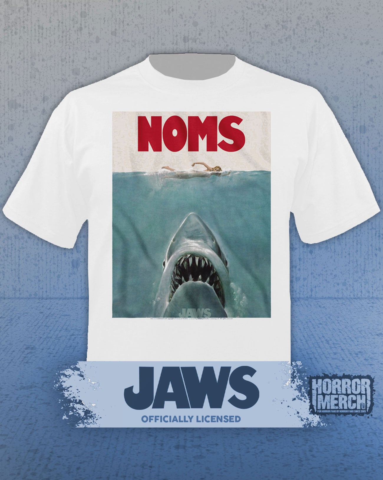 Jaws - Noms Mens Shirt (White)