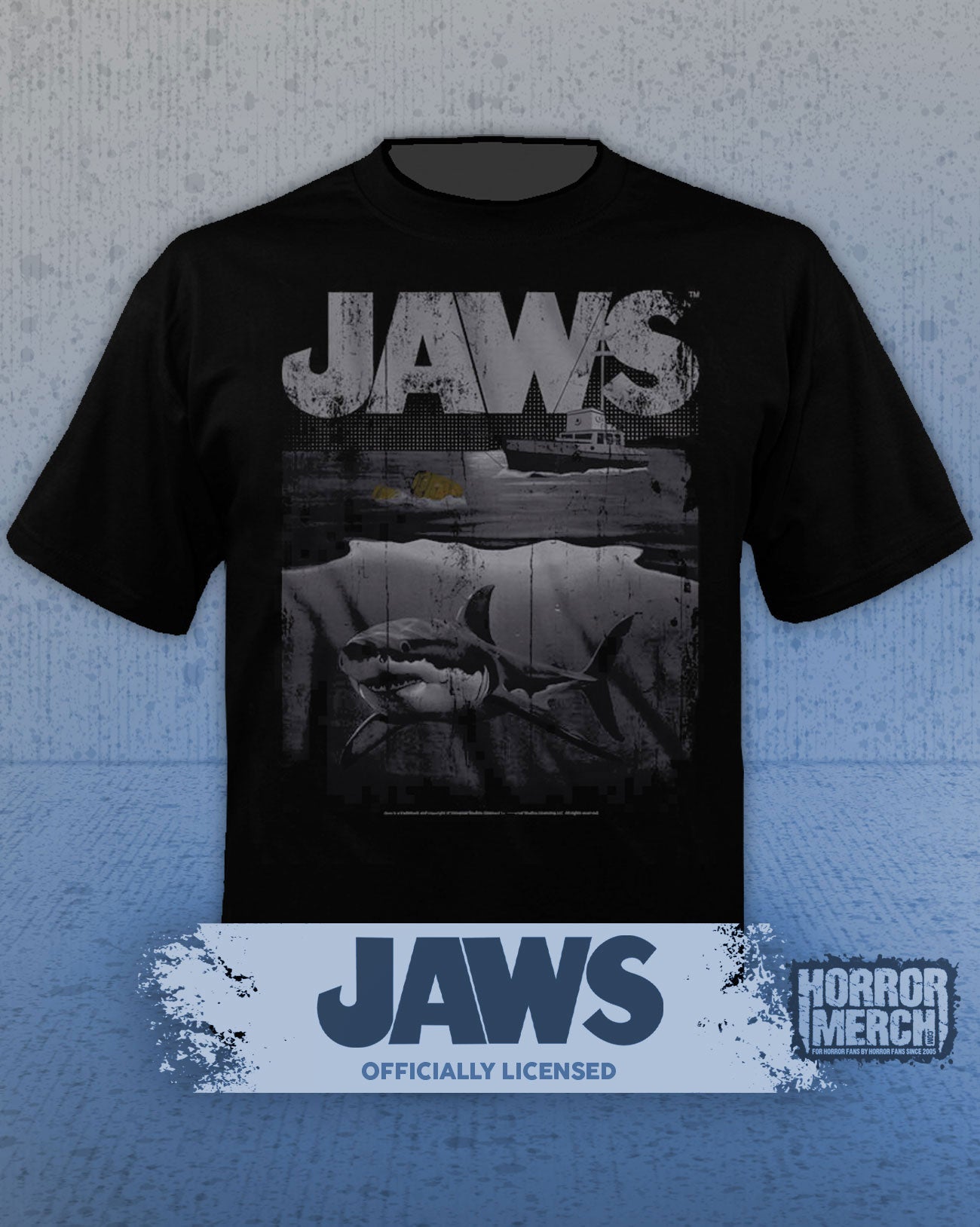 Jaws - In The Deep End Mens Shirt