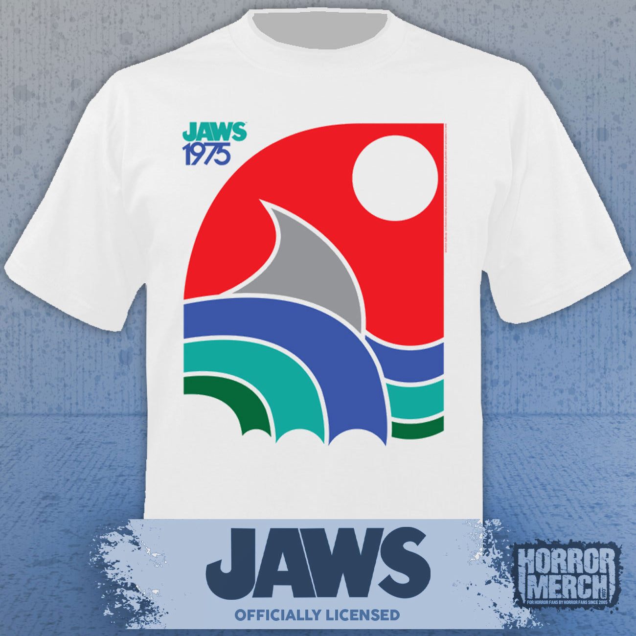 Jaws - 1975 Mens Shirt (White)