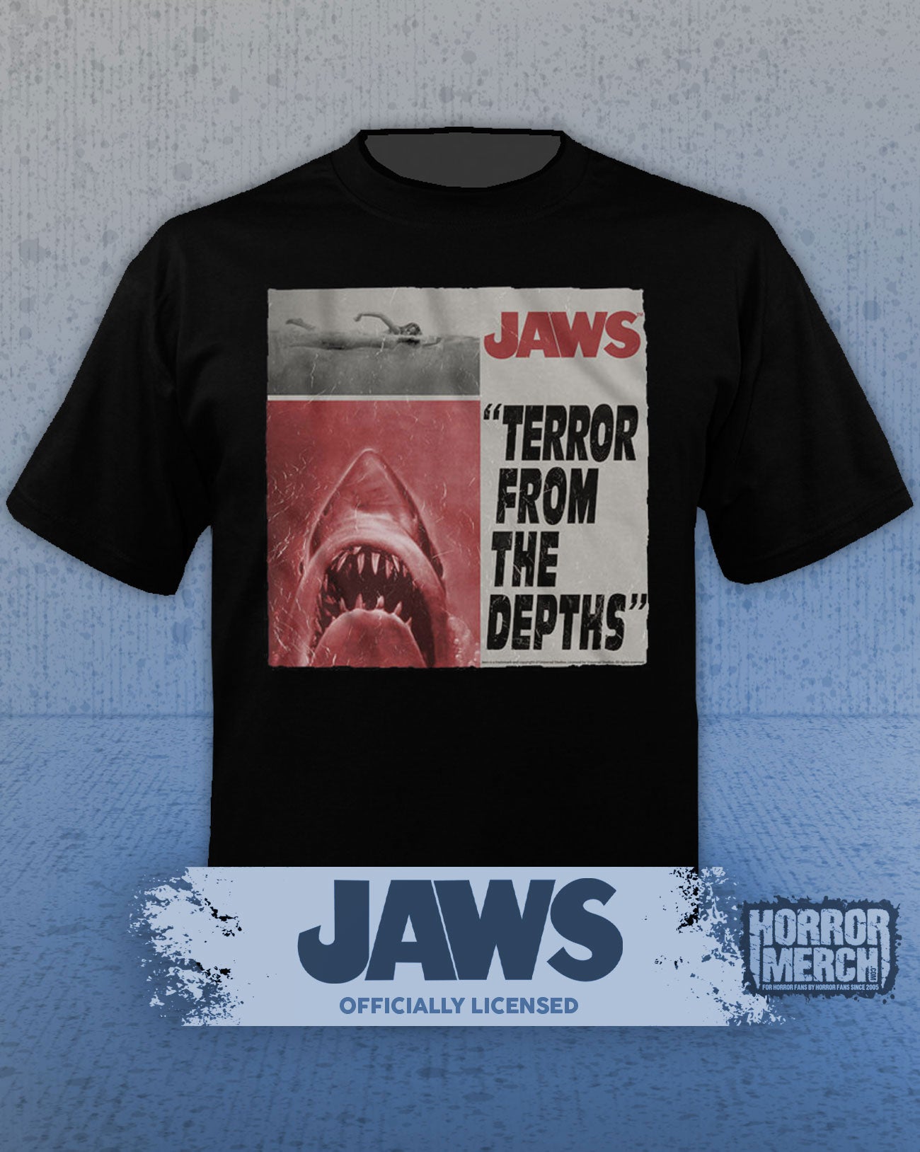 Jaws - From The Depths Mens Shirt