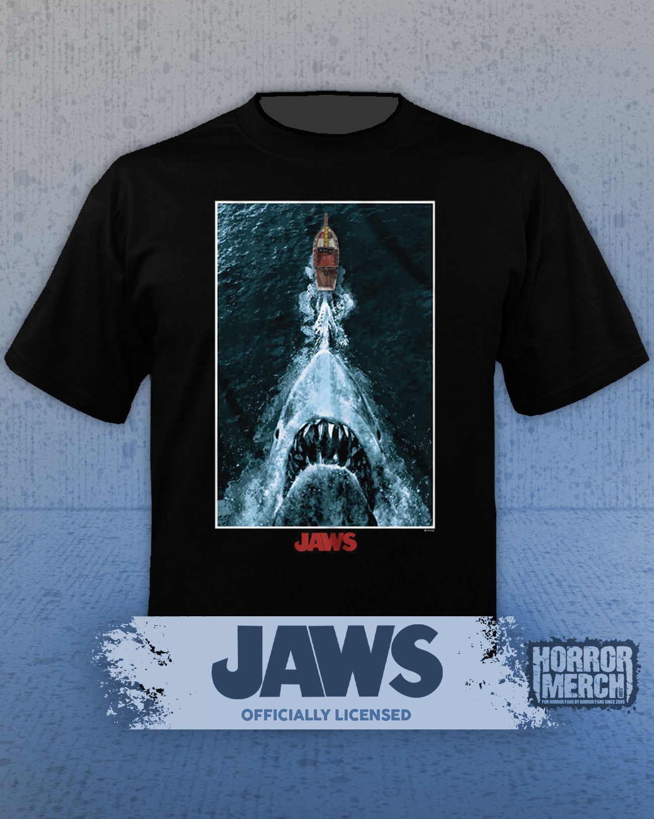 Jaws - Wake Mens Shirt