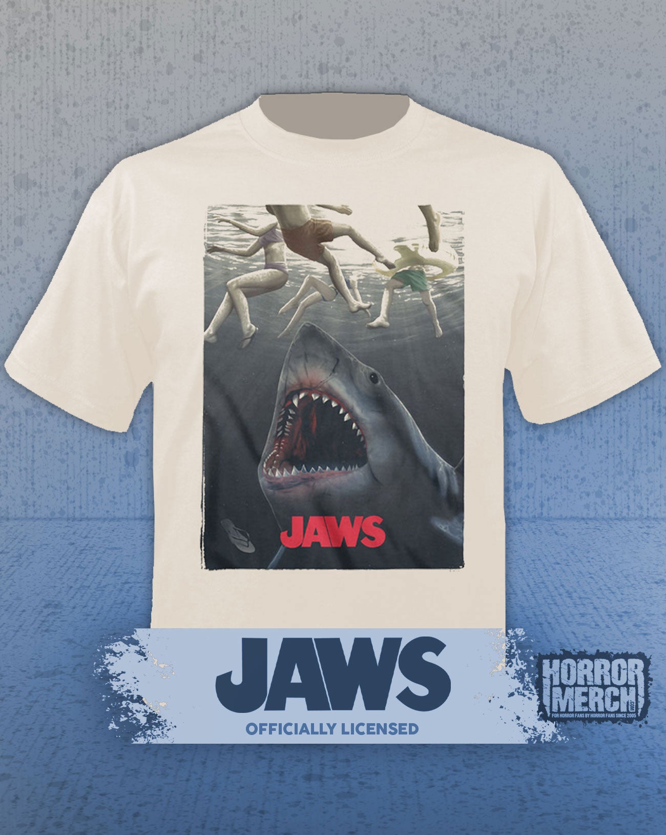 Jaws - Buffet Mens Shirt (Cream)