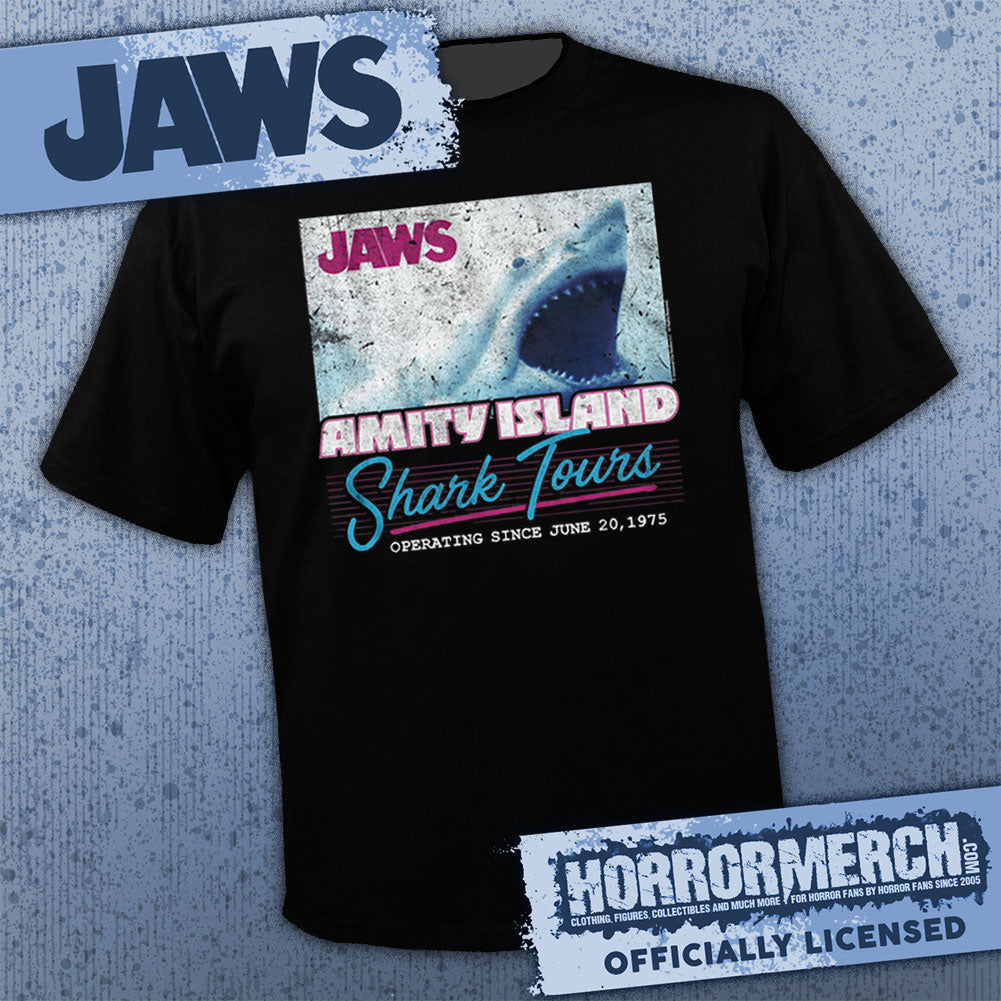 Jaws - Amity Island Shark Tours Mens Shirt