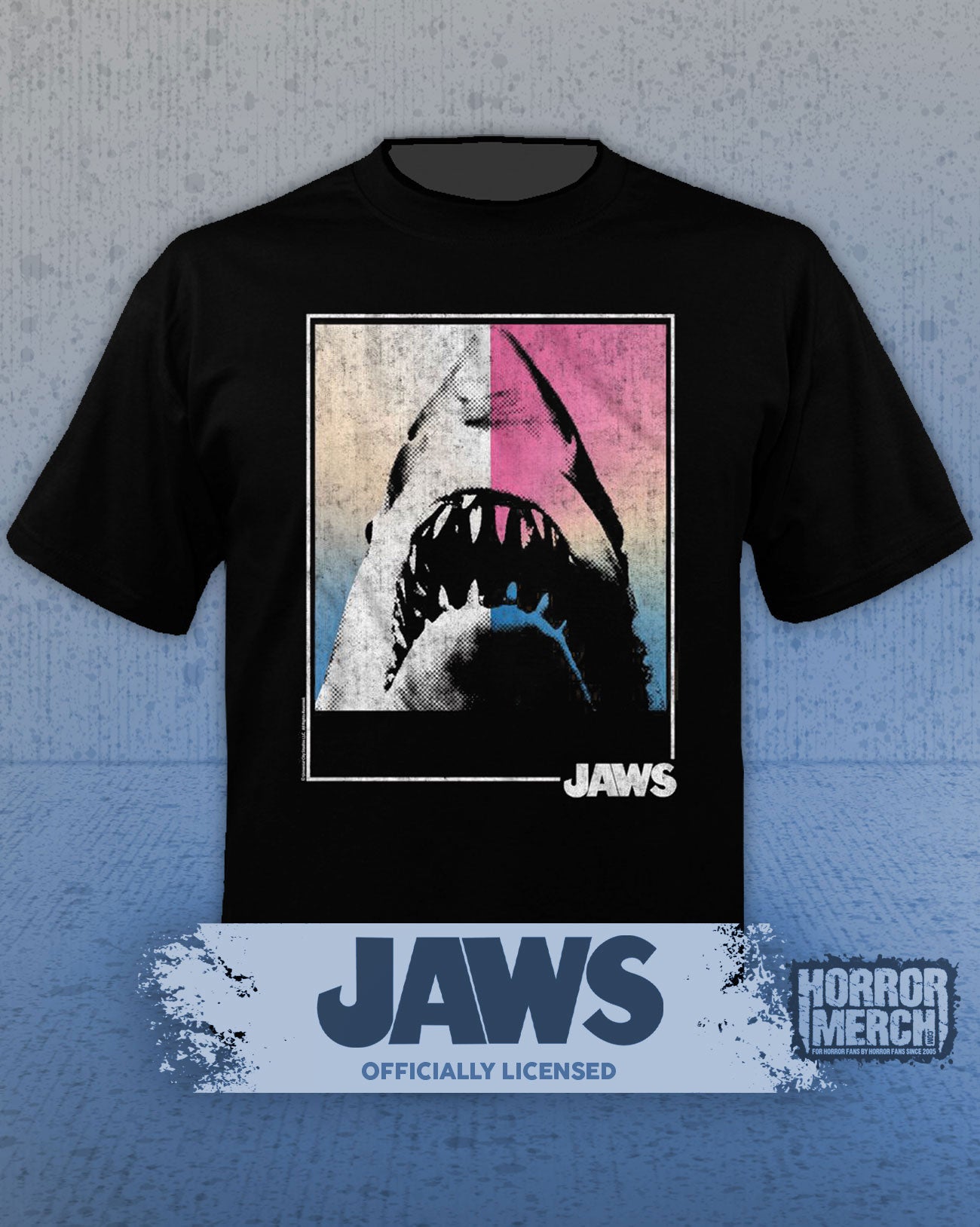Jaws - Rainbow Photo Mens Shirt