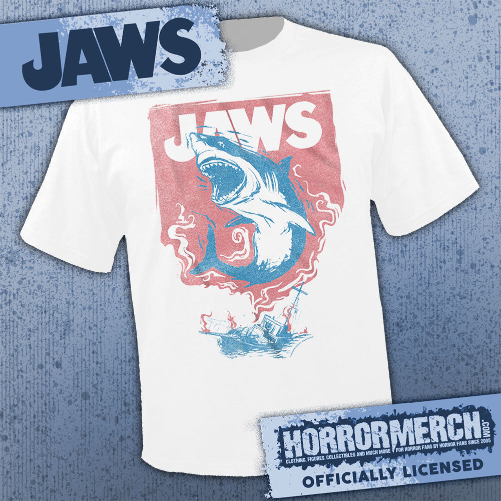 Jaws - Bloodpool (White) Mens Shirt
