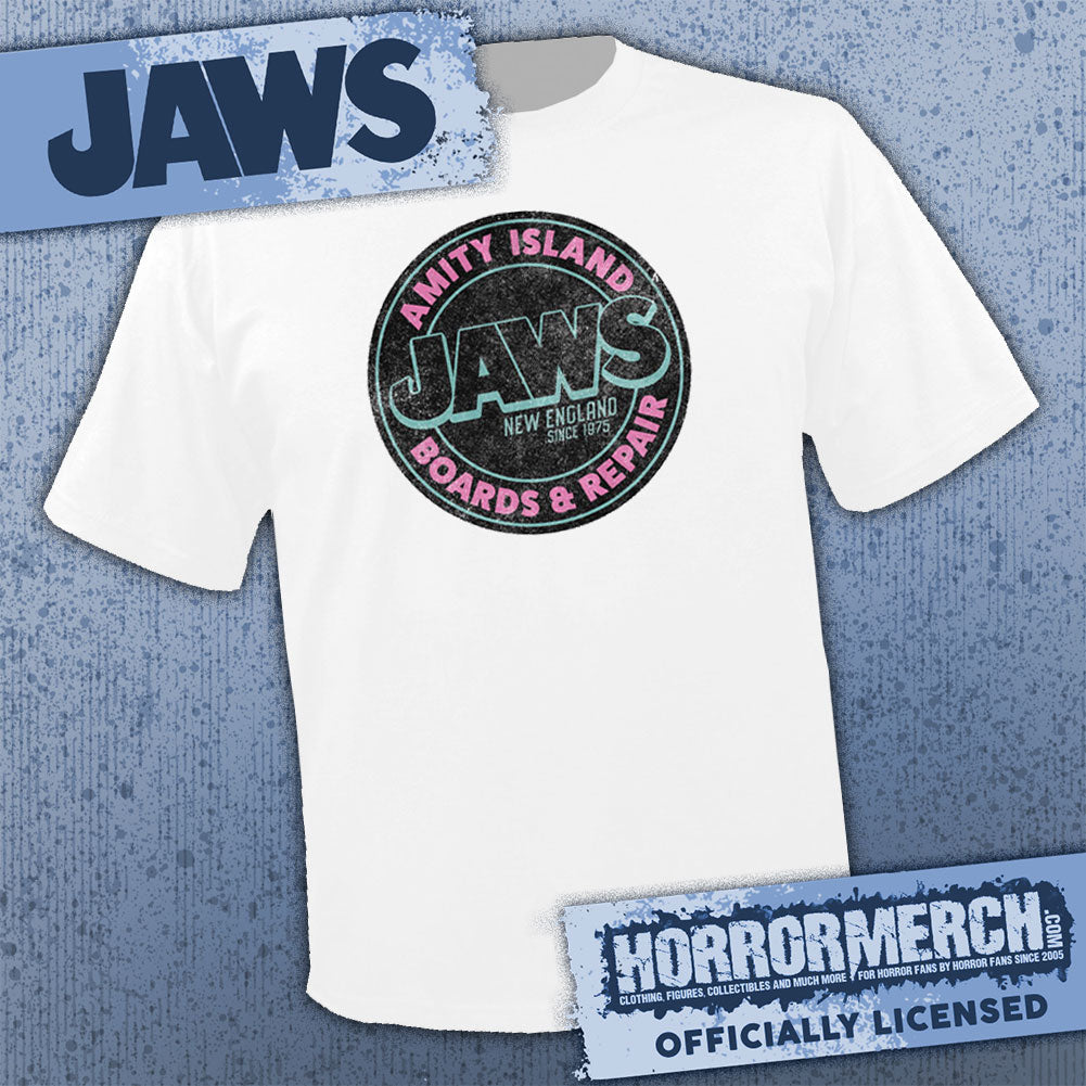 Jaws - Surfboard Wax (White) Mens Shirt