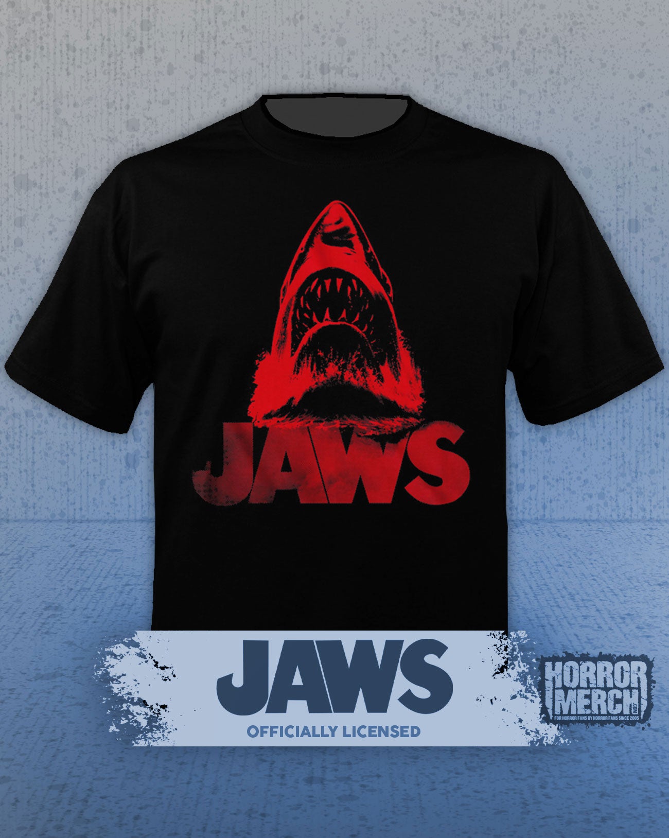 Jaws - Blood Red Mens Shirt