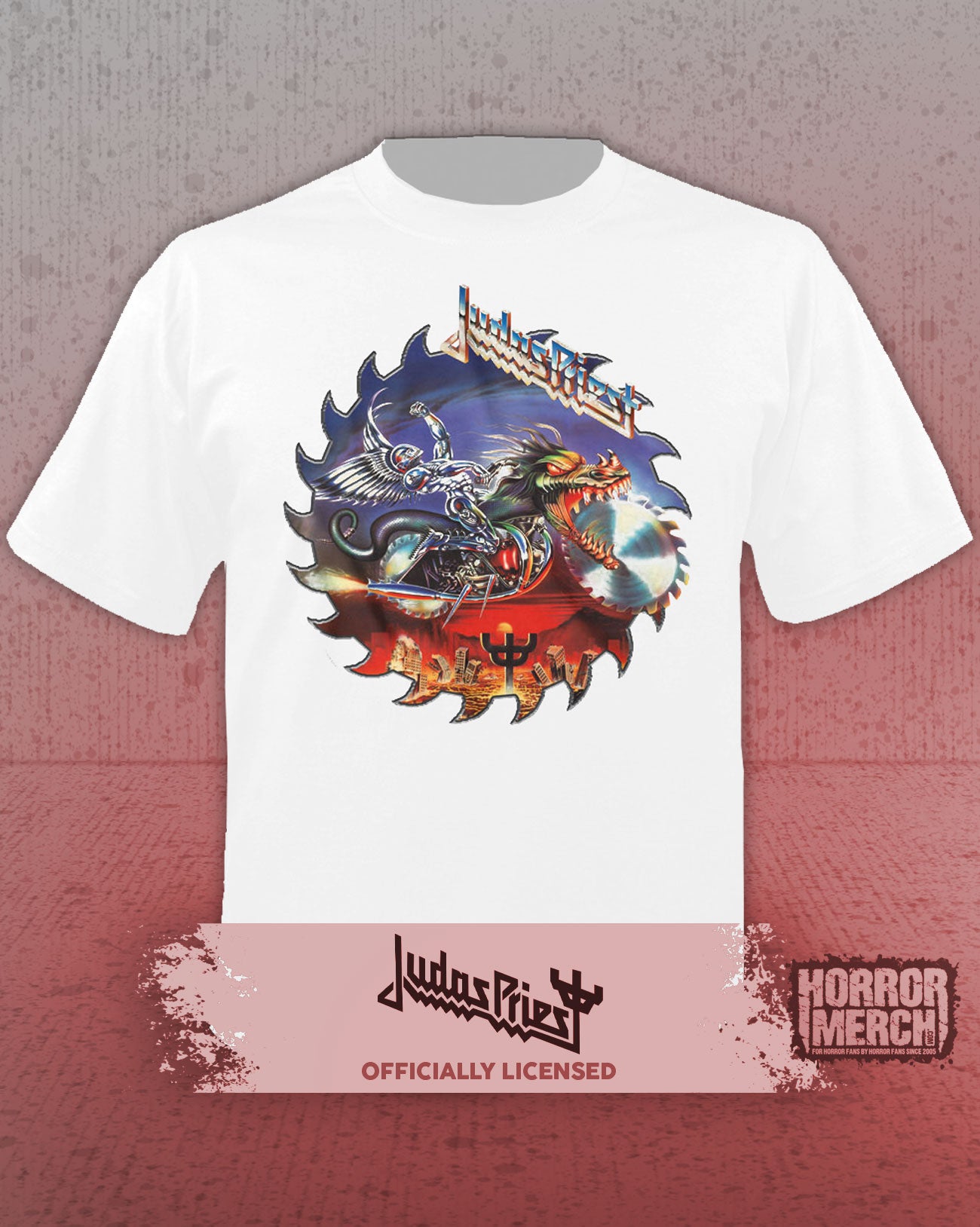 Judas Priest - Painkiller Mens Shirt (White)