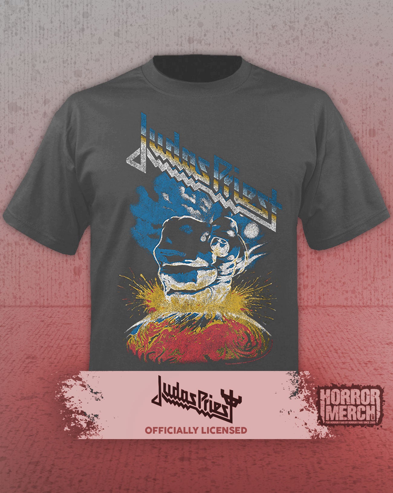 Judas Priest - Ram It Down Mens Shirt (Gray)