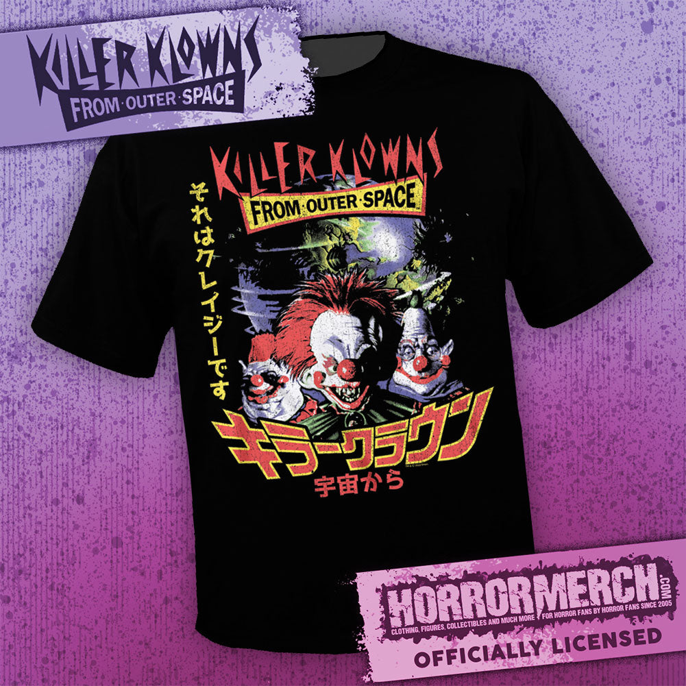 Killer Klowns - Japanese Poster (Earth) Mens Shirt