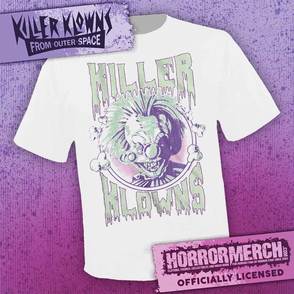 Killer Klowns - Killer Popcorn (White) Mens Shirt