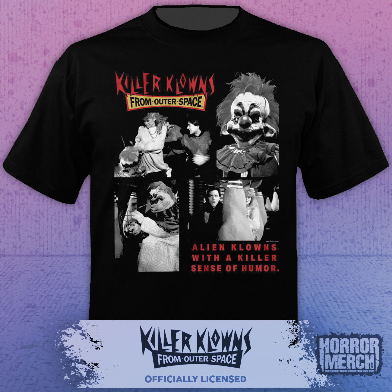 Killer Klowns - Collage Photos Mens Shirt