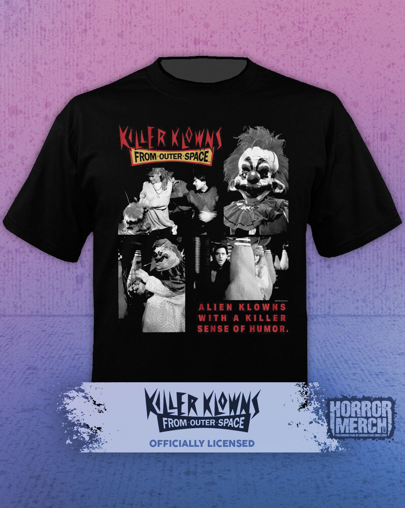 Killer Klowns - Collage Photos Mens Shirt