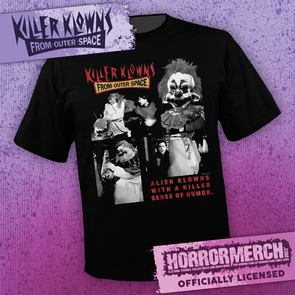 Killer Klowns - Collage Photos Mens Shirt