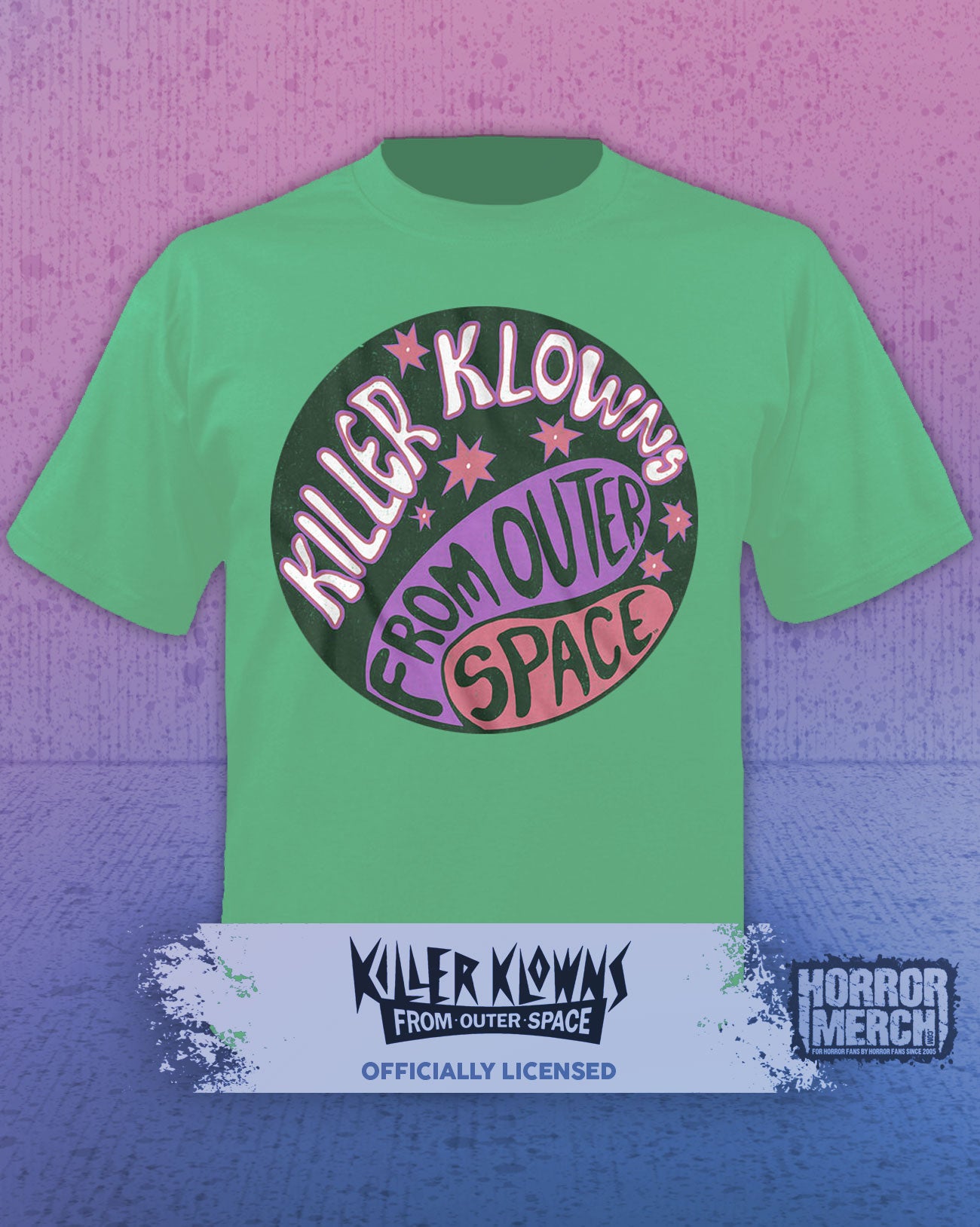 Killer Klowns - Cirlce Logo Mens Shirt (Green)