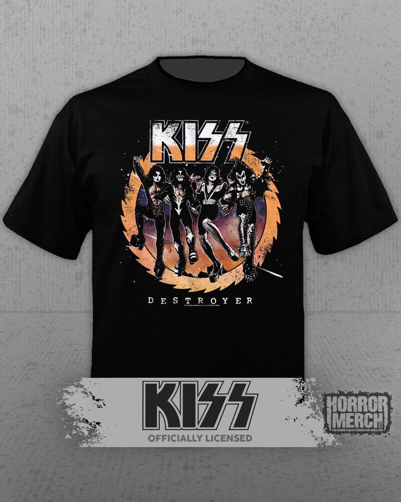 Kiss - Destroyer Sawblade Mens Shirt