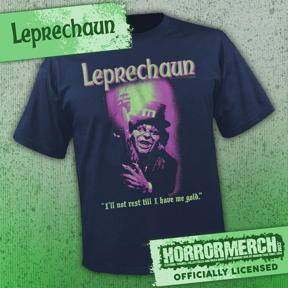 Leprechaun - Ill Not Rest (Navy) Mens Shirt