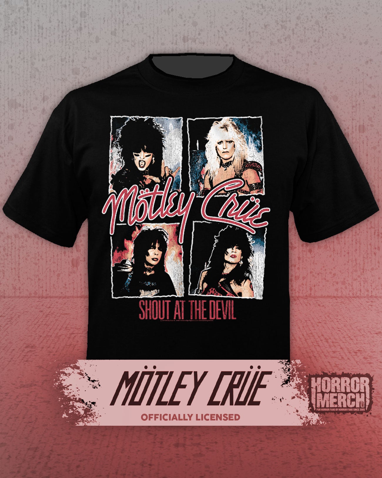 Motley Crue - Shout Photos (Color) Mens Shirt