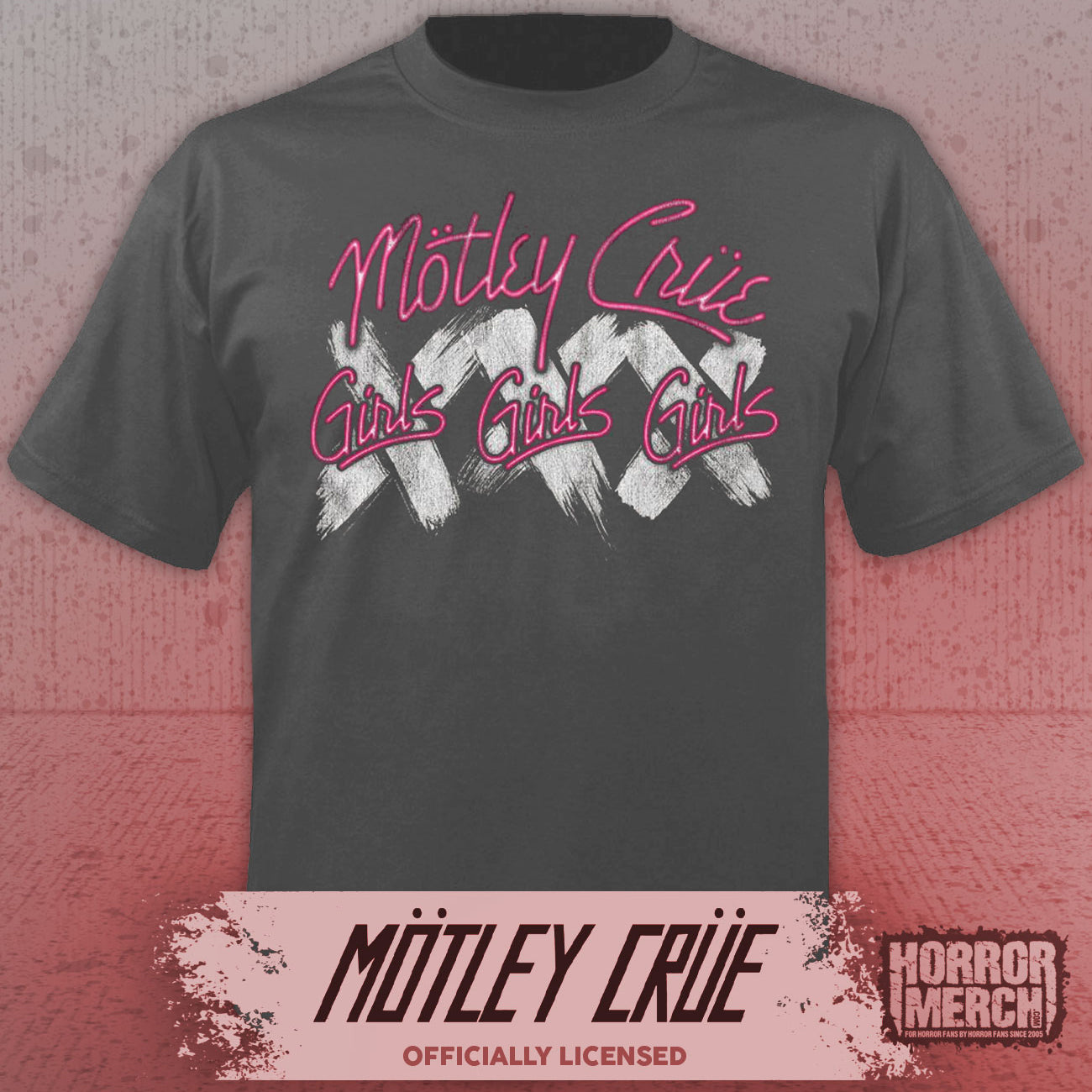 Motley Crue - XXX Mens Shirt (Gray)